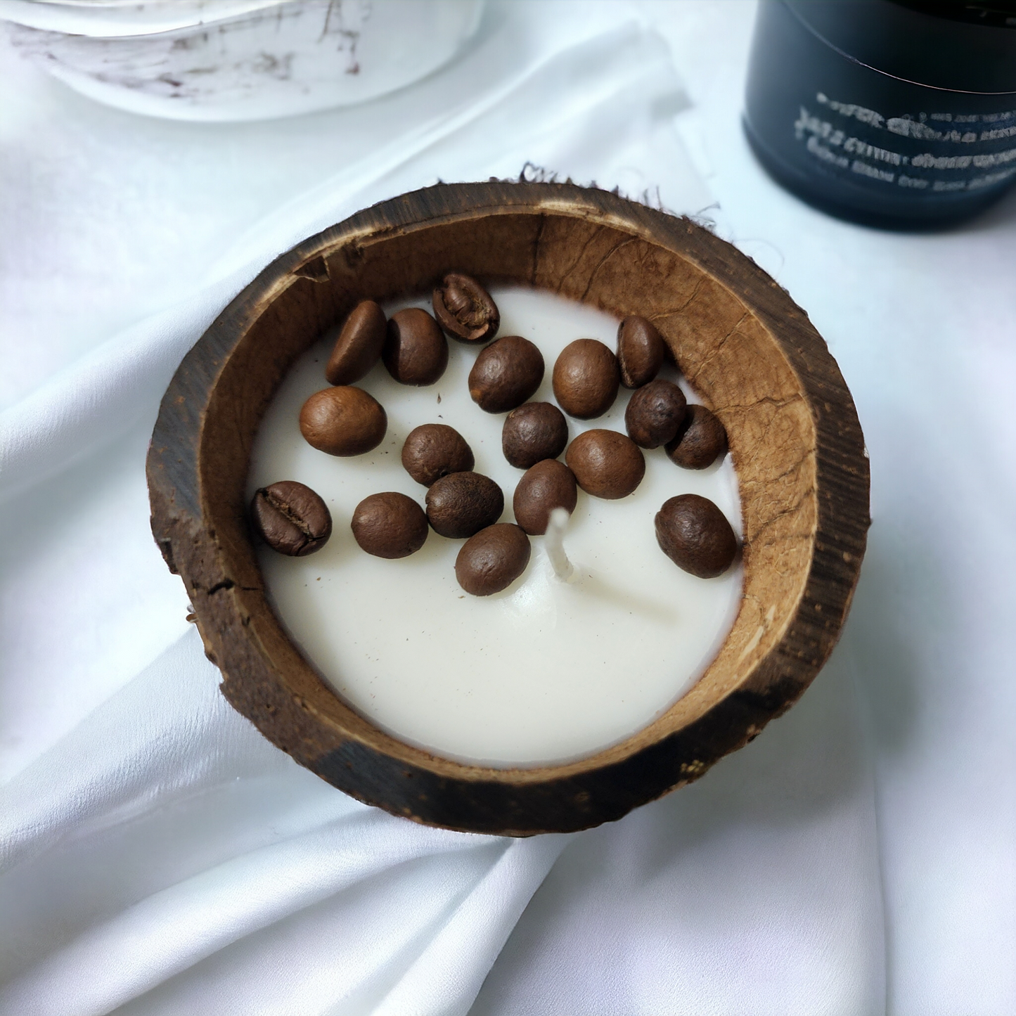 Mocha coffee cocoshell candle